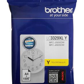 Brother Ink LC3329XLY Yellow 1500 Pages