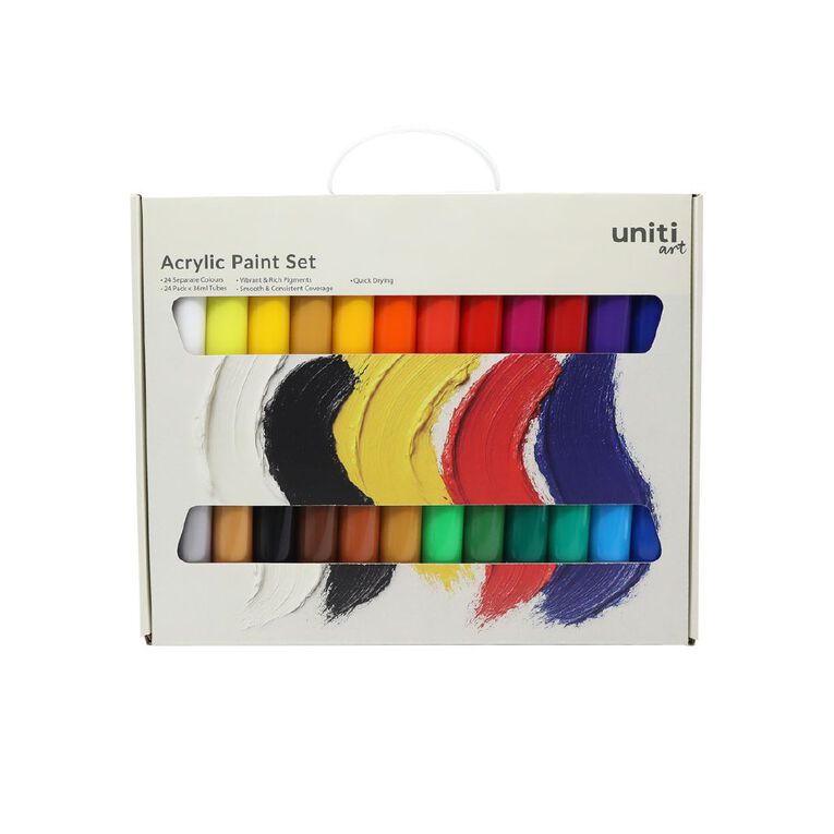 Uniti Acrylic Paints 36ml 24 Pack