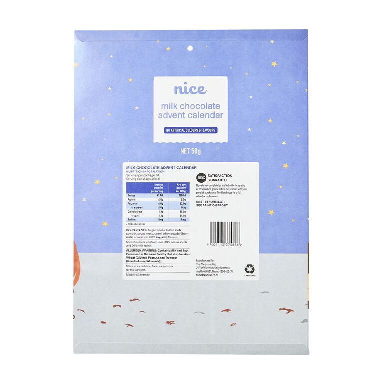 Nice Nativity Advent Calendar 50g