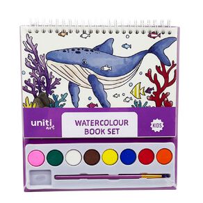 Uniti Kids Watercolour Book Set