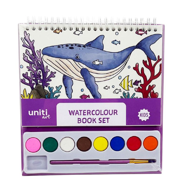 Uniti Kids Watercolour Book Set