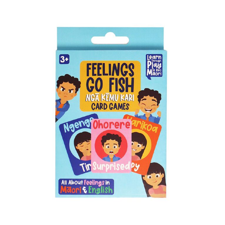 Learn Through Play Te Reo Go Fish Game Te Reo Feelings 40 Cards