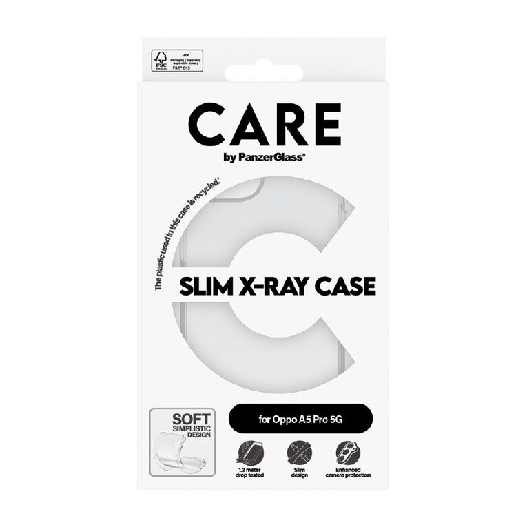 PanzerGlass CARE by Panzer Case For Oppo A5 Pro 5G Clear