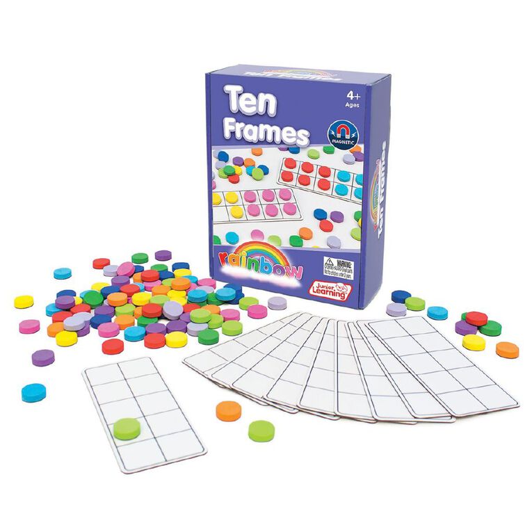 Junior Learning Rainbow Ten Frames