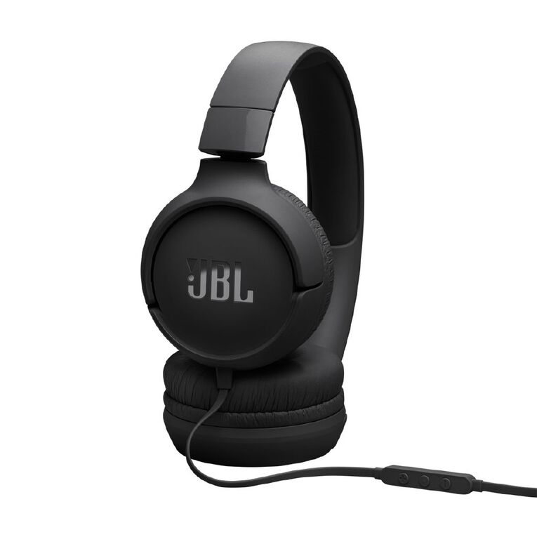 JBL Tune 520C USB-C Wired On-Ear Headphones Black