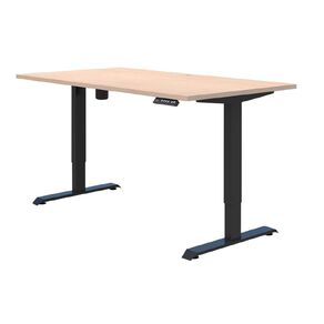 Accent Accent Quick Ship Electric Desk Black/Refined Oak 1800 x 800
