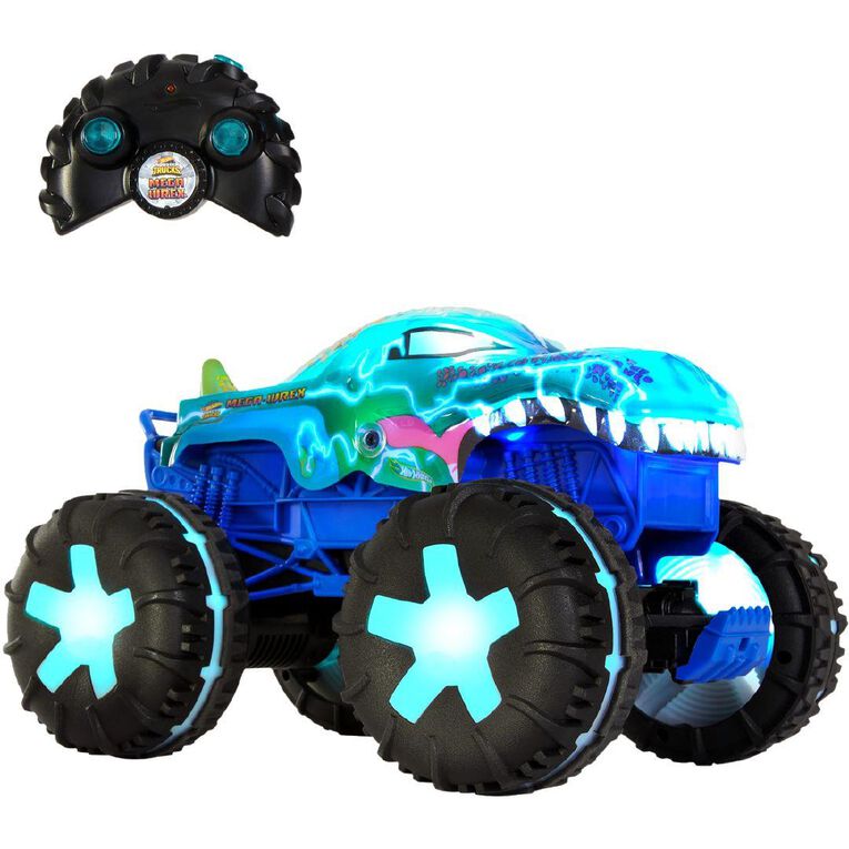 Hot Wheels Monster Trucks Mega Wrex Power Smashers Remote Control