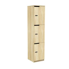 Knights Cubit Locker 400W 3 Door Atlantic Oak