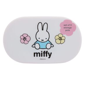 Miffy Buttercup Miffy Buttercup Storage Pots Set Of 3