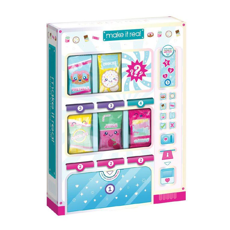 Make It Real Snackers Bracelet Kit Vending Machine