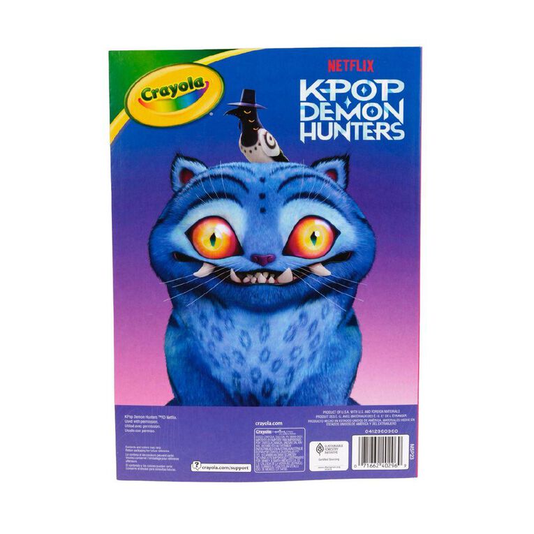 Crayola K-Pop Demon Hunters Colouring Book 96 Page