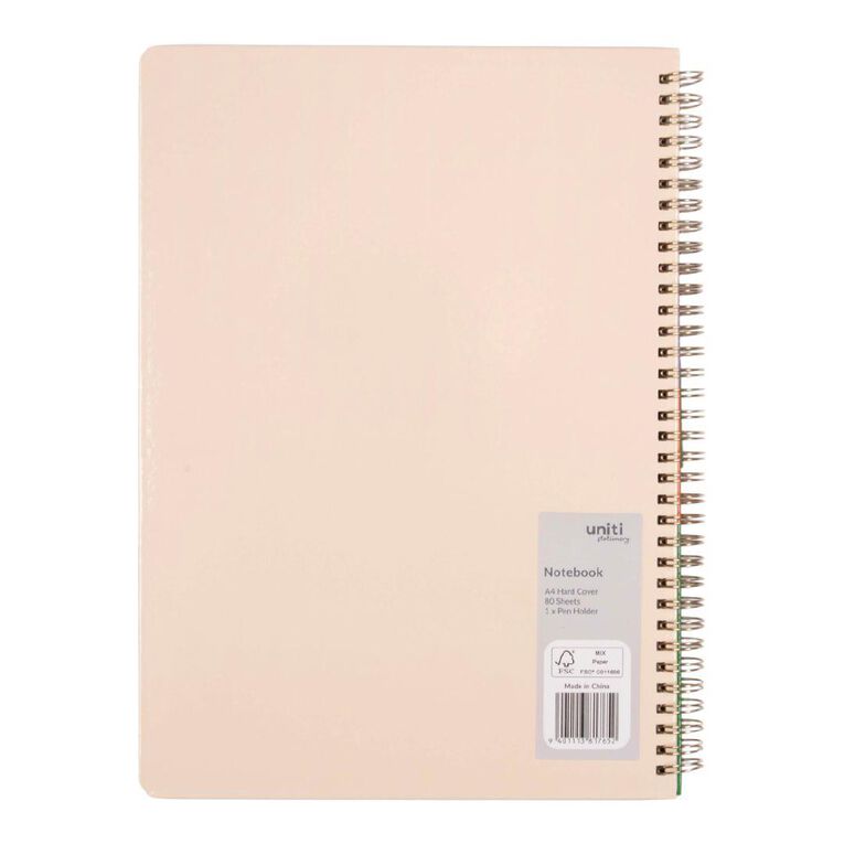 Uniti Stationery Coloured Squiggle A4 Notebook