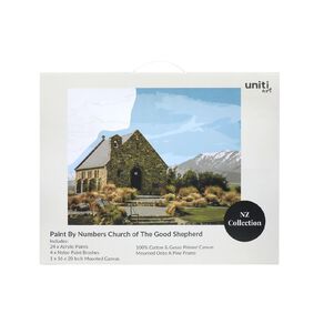 Uniti Art Paint By Numbers Tekapo Church
