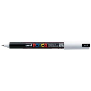 Uni Posca Marker 0.7mm Ultra-Fine Pin Tip White