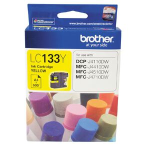 Brother Ink LC133 Yellow 600 Pages