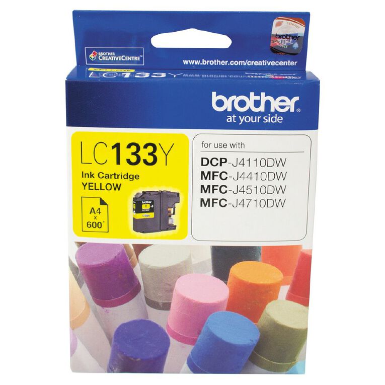 Brother Ink LC133 Yellow 600 Pages