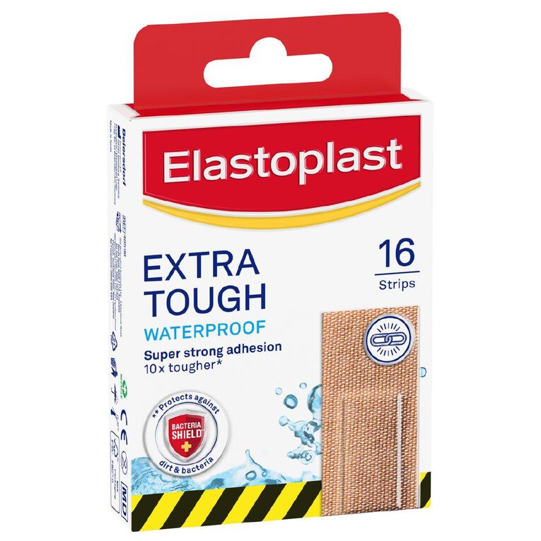 Elastoplast Heavy Fabric Waterproof Strips 16 Pack