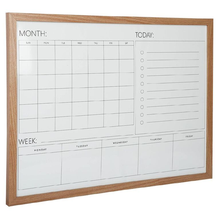 WS Whiteboard Month & Week Planner