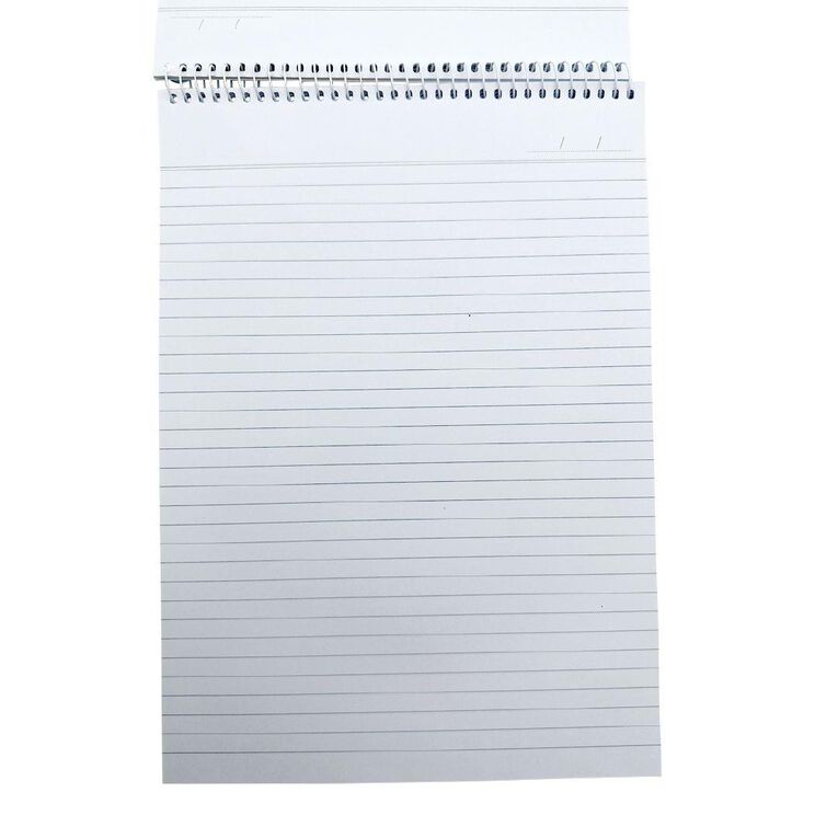WS Notebook Spiral At Top Blue A4