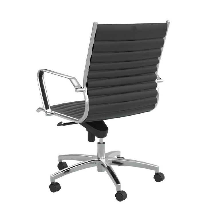 Knights Knight Metro Midback Chair PU Black