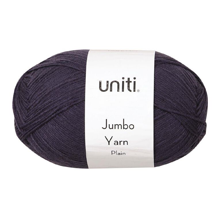 Uniti 8-ply Jumbo Yarn Charcoal 300g Charcoal/Grey
