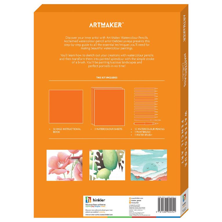 Artmaker Masterclass Collection Watercolour Pencils