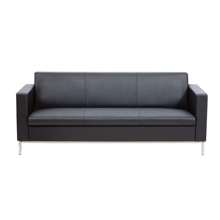 Knights Neo 3 Seater PU Black