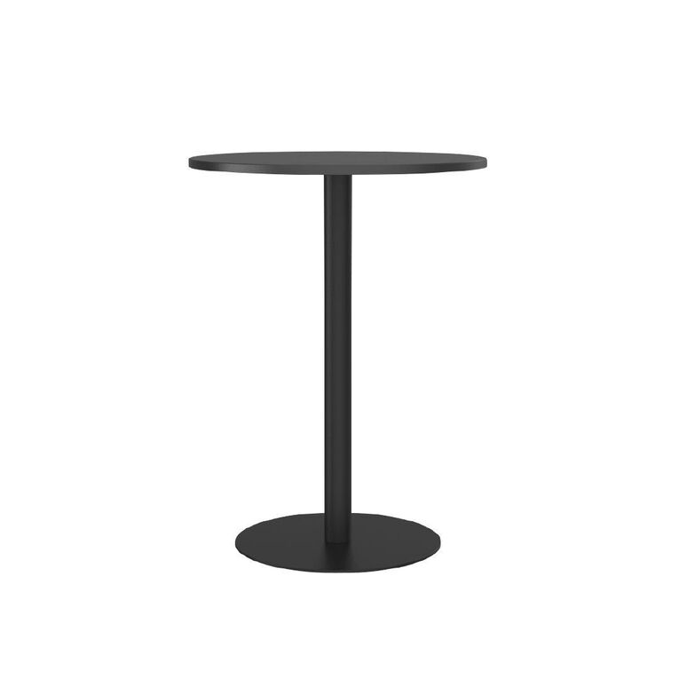 Knights Polo Bar Leaner 800 Round Black Top