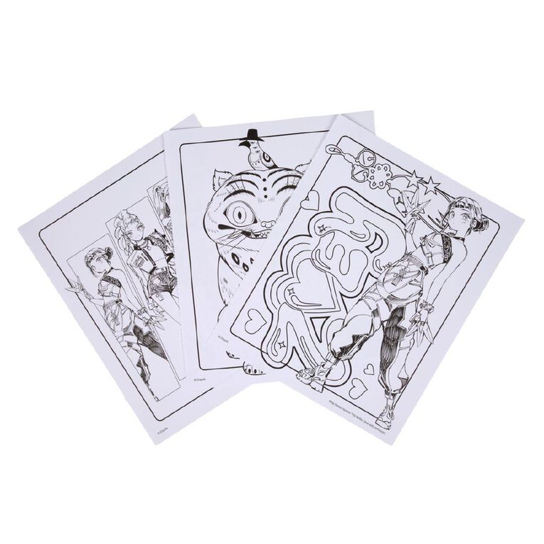 Crayola K-Pop Demon Hunters Art with Edge Colouring Book
