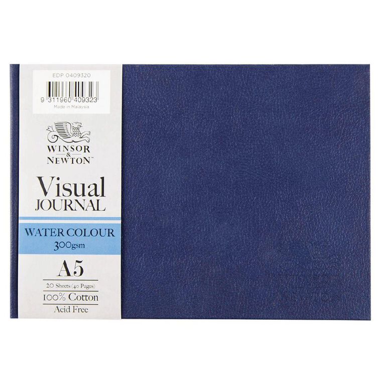 Winsor & Newton Watercolour Hard Visual Journal 300gsm A5 20 Sheets