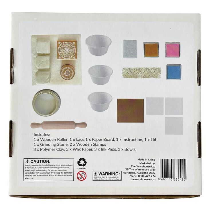 Uniti Adults Diy Polymer Clay Trinket Tray