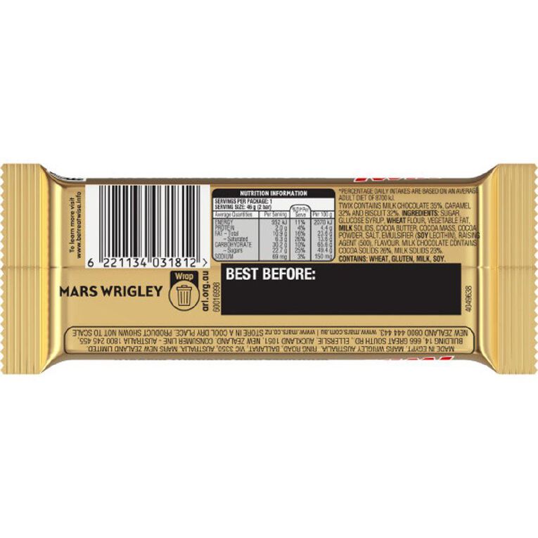 Twix Twin Chocolate Bar