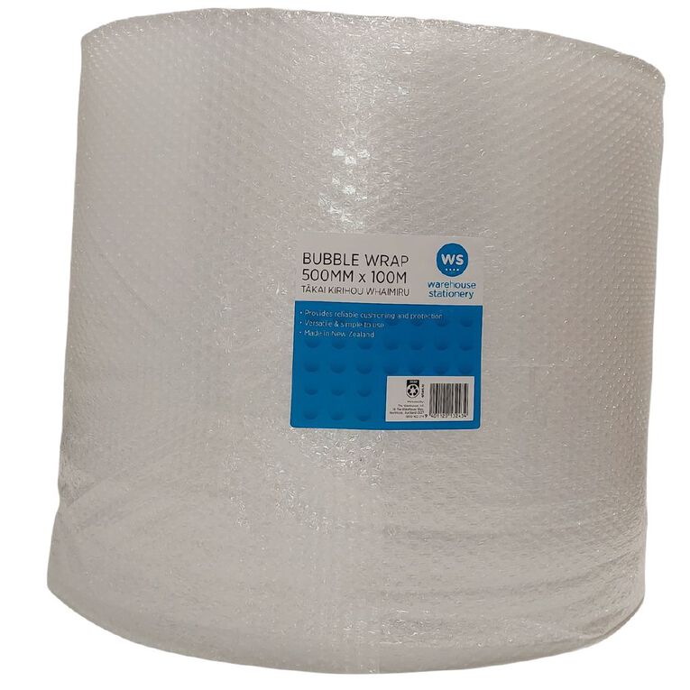 WS Bubble Wrap Roll 500mm x 100m