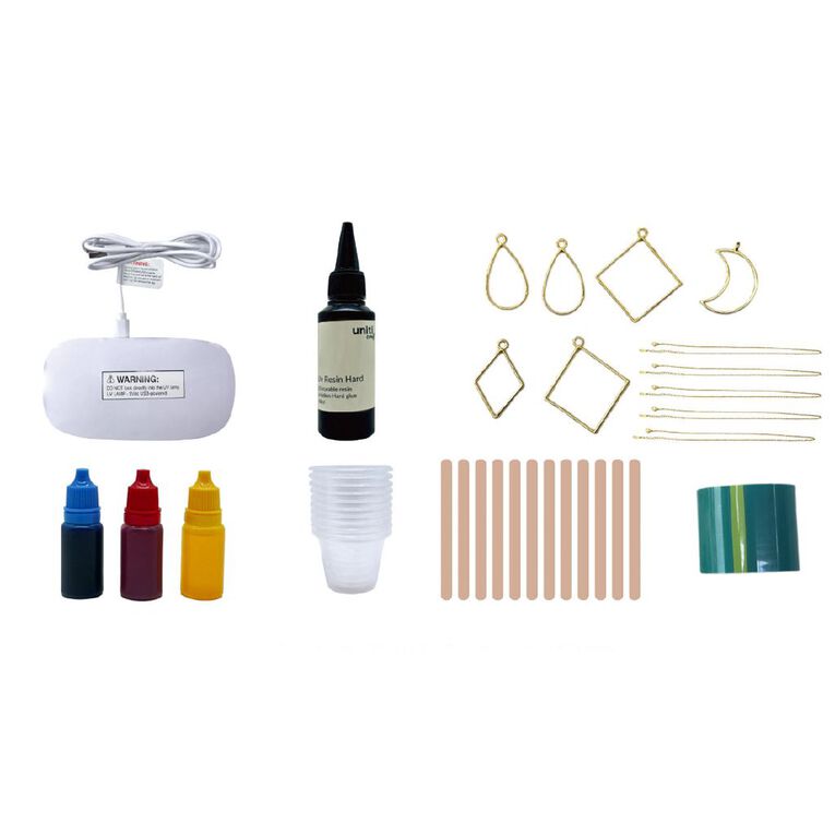 Uniti Craft Adults UV Resin Kit Necklace