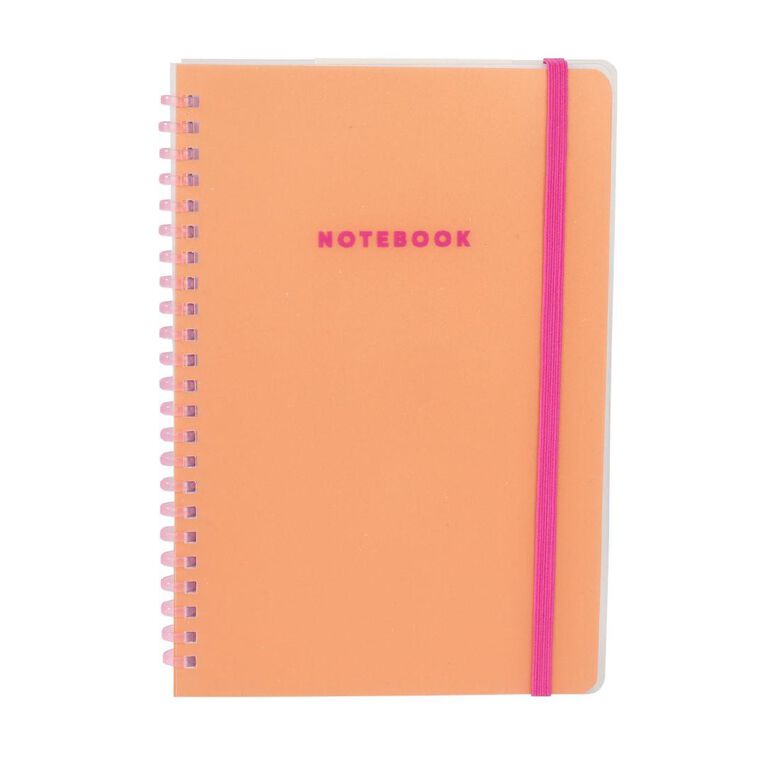 Uniti Stationery Brights Orange A5 Spiral Notebook