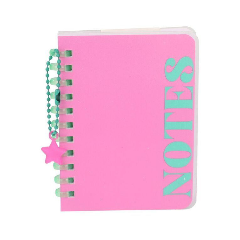 Uniti Stationery Brights Pink Mini Spiral Notebook