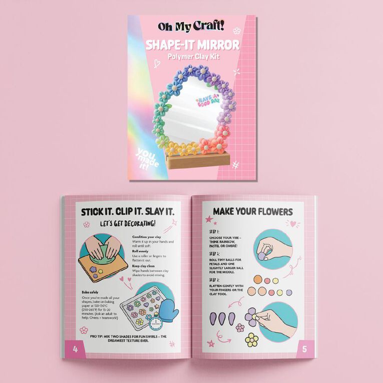OMC OMC! DIY Mirror Polymer Clay Kit