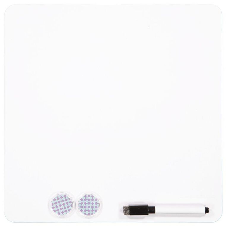 WS Frameless Whiteboard 290mm x 290mm White