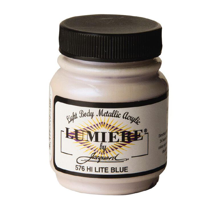 Jacquard Lumiere Acrylic Paint Hi Lite Blue 66.54ml