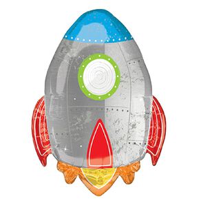 Anagram Supershape Blast Off Birthday Rocket Balloon