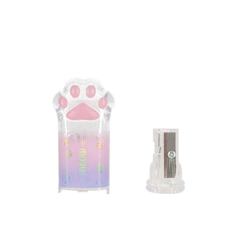 Legami Pencil Sharpener With Container Meow Grey