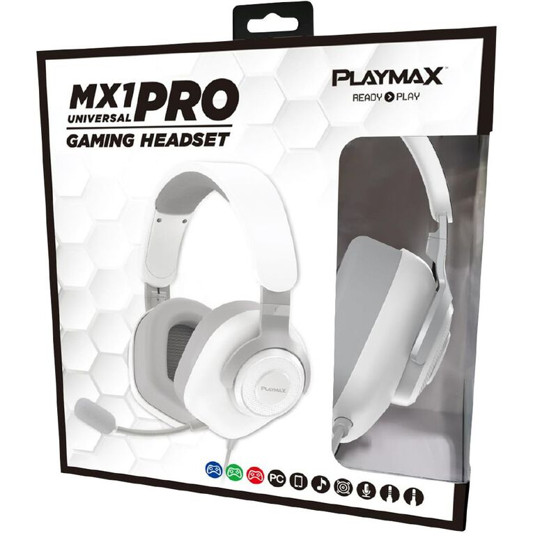 Playmax MX1 Pro Wired Gaming Headset White