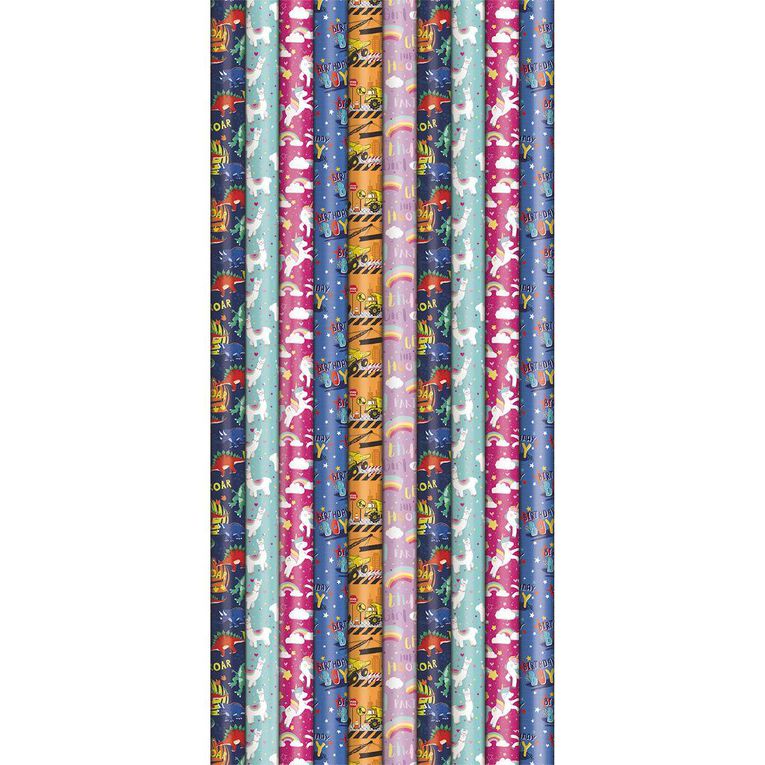 Artwrap Rollwrap Kids 3m x 70cm Assorted