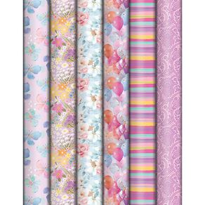 Artwrap Rollwrap FSC Mix Feminine 3m x 70cm Assorted