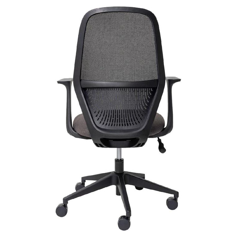 Buro Seating Mondo Soho Chair Black Mesh With Arms