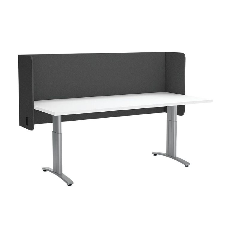 Boyd Visuals Boyd Visuals Desk Screen Pod Dark Grey 600 x 1200mm