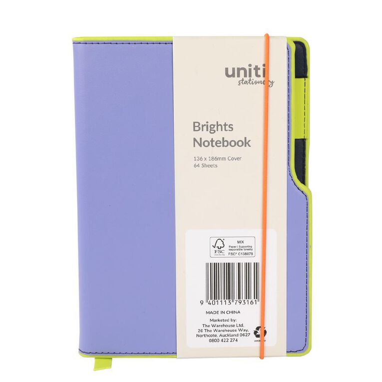 Uniti Stationery Brights Refillable Notebook