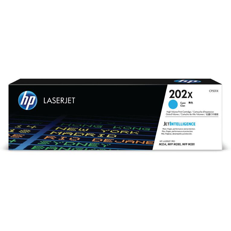 HP 202X LaserJet Toner Cyan 2500 Pages
