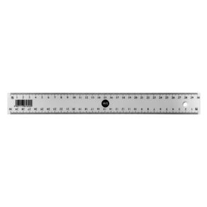 WS Plastic Ruler 30cm White