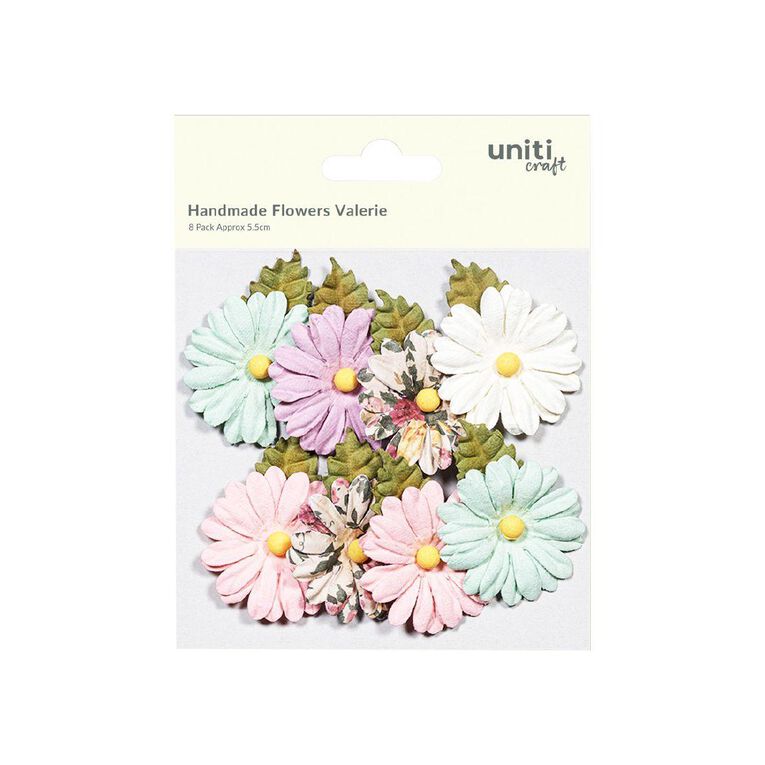 Uniti Handmade Flowers Valerie 8 Piece Multi-Coloured